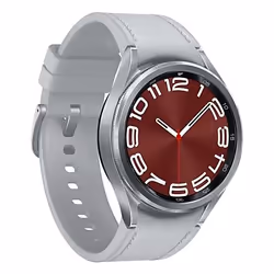 Samsung Galaxy Watch6 Classic SM-R955FZSADBT smartwatch / sport watch 3.3 cm (1.3") AMOLED 43 mm Digital 432 x 432 pixels Touchscreen 4G Silver Wi-Fi GPS (satellite)