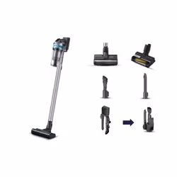Samsung VS20B75AGR1, 2-in-1 stick vacuum, Bagless, Black, Mint colour, Rectangular, Dry, Multi cyclonic