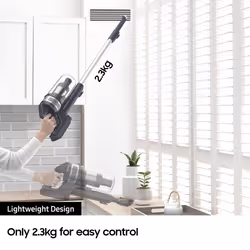 Samsung VS15A60AGR5 stick vacuum/electric broom 2-in-1 stick vacuum Battery Dry HEPA Bagless 150 W Silver - Additional view 7