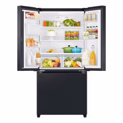 Samsung Series 7 RF50C532EB1/EU French Style Fridge Freezer with Non-Plumbed Water Dispenser - Black