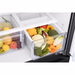 Samsung Series 7 RF50C532EB1/EU French Style Fridge Freezer with Non-Plumbed Water Dispenser - Black - Additional view 4