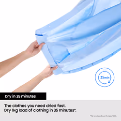 Samsung DV90CGC0A0AB tumble dryer Freestanding Front-load 9 kg A++ Black - Additional view 5