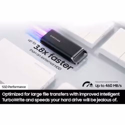 Samsung T5 EVO 2 TB USB Type-C 3.2 Gen 1 (3.1 Gen 1) Grey