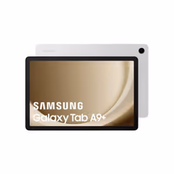 Samsung Galaxy Tab A9+ 64GB 4GB RAM Unlocked to all Carrier, with official 25W UK Adapter (EP-T2510) Retail Pack, (11.0, Inches, Graphite, 5G - Silver