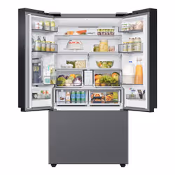 Samsung RF24BB620ES9 side-by-side refrigerator Freestanding E Silver - Additional view 3