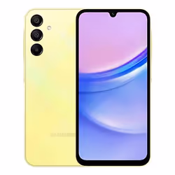 Samsung Galaxy A15, 16.5 cm (6.5"), 1080 x 2340 pixels, 4 GB, 128 GB, 50 MP, Yellow