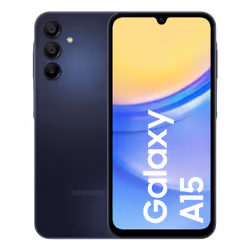 Samsung Galaxy A15, 16.5 cm (6.5"), 1080 x 2340 pixels, 4 GB, 128 GB, 50 MP, Black, Blue