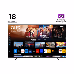 Samsung TQ65Q60DAU, 165.1 cm (65"), 3840 x 2160 pixels, QLED, Smart TV, Wi-Fi, Titanium