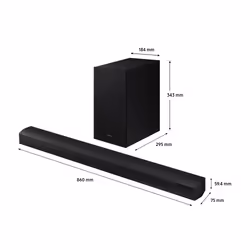 Samsung HW-B650D Black 3.1 channels