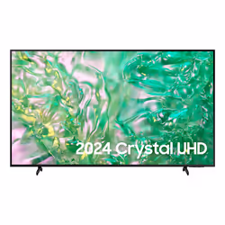 Samsung 2024 55” DU8070 Crystal UHD 4K HDR Smart TV, 139.7 cm (55"), 3840 x 2160 pixels, LED, Smart TV, Wi-Fi, Black