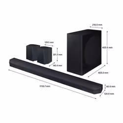 Samsung HW-Q930D Black 9.1.4 channels