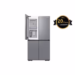 Samsung RF65DG960ESR, Freestanding, Multi door, Stainless steel, 4 door(s), Inside, Glass