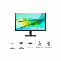 Samsung LS27D600UAU computer monitor 68.6 cm (27") 2560 x 1440 pixels Quad HD Black - Additional view 4