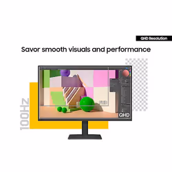 Samsung LS27D600UAU computer monitor 68.6 cm (27") 2560 x 1440 pixels Quad HD Black - Additional view 6