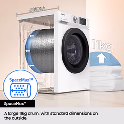 Samsung Series 6+ AI Energy WW11DG6B85LBU1 11KG 1400rpm Smart Washing Machine, BLACK - Additional view 6