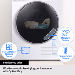 Samsung DV90T6240LB/S1 tumble dryer Freestanding Front-load 9 kg A+++ Black - Additional view 6