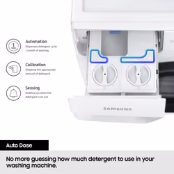 Samsung WW90DG6U85LEU1 washing machine Front-load 9 kg 1400 RPM White - Additional view 7