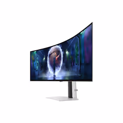 Samsung G93SD computer monitor 124.5 cm (49") 5120 x 1440 pixels Dual QHD OLED Silver - Additional view 5