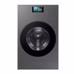 Samsung WD18DB8995BZ, Front-load, Freestanding, Stainless steel, Left, Black, Black
