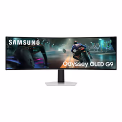 Samsung S49DG912S computer monitor 124.5 cm (49") 5120 x 1440 pixels Dual QHD OLED Silver - Additional view 7