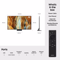 Samsung QE55QN70FAUXXU TV 139.7 cm (55") 4K Ultra HD Smart TV Wi-Fi Black