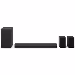 LG US40TR.DGBRLLK, 4.1 channels, 400 W, DTS Digital Surround, Dolby Digital, AI Sound Pro, Game, Movie, Standard, Active subw ...