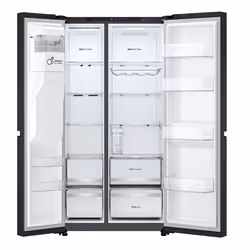 LG GSLE81EPBD American fridge freezer 628 L Black class D No Frost - Additional view 2