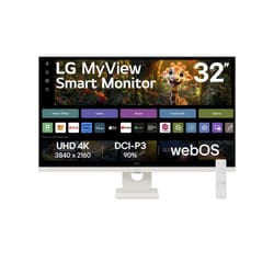 LG 32SR73U-W computer monitor 80 cm (31.5") 3840 x 2160 pixels 4K Ultra HD LCD White