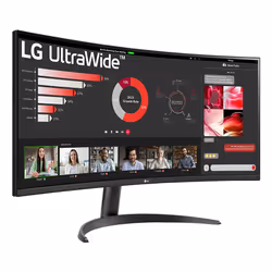 LG 34WR50QK-B computer monitor 86.4 cm (34") 3440 x 1440 pixels Wide Quad HD Black - Additional view 4