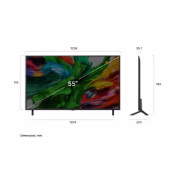 LG QNED evo AI 55 Inch QNED85 4k Smart TV 2025 - Additional view 5