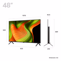 LG OLED48B56LA.AEK TV 121.9 cm (48") 4K Ultra HD Smart TV Wi-Fi Black