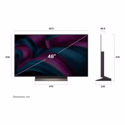 LG OLED evo AI 48 Inch C5 4K Smart TV