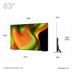 LG OLED83B56LA.AEK TV 2.11 m (83") 4K Ultra HD Smart TV Wi-Fi Brown