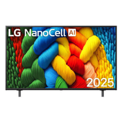 LG NanoCell AI TV NANO 86'' 2025 Smart TV 81A6A 127 cm (50") 4K Ultra HD Wi-Fi Black
