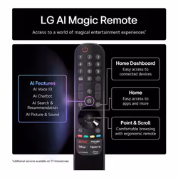 LG OLED evo AI 77 Inch C5 4K Smart TV - Additional view 5