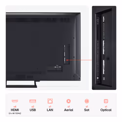 LG 55QNED93A6A.AEKQ Smart TV 55 inch QNED 4K UHD webOS Black - Additional view 4