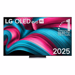 LG OLED evo AI 83 Inch C5 4K Smart TV, 2.11 m (83"), 3840 x 2160 pixels, OLED evo, Smart TV, Wi-Fi, Black