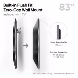 LG OLED83G54LW.AEK TV 2.11 m (83") 4K Ultra HD Smart TV Wi-Fi Metallic