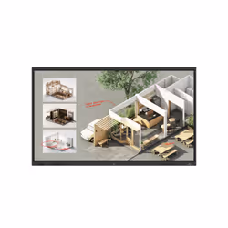LG CreateBoard Standard, 2.18 m (86"), 400 cd/m², 1.07 billion colours, 3840 x 2160 pixels, 4K Ultra HD, IPS