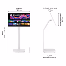 LG 32U889SA-W computer monitor 80 cm (31.5") 3840 x 2160 pixels 4K Ultra HD LCD Touchscreen White - Additional view 7