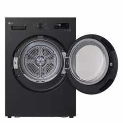 LG RHX1009NNK tumble dryer Freestanding Front-load 9 kg Black - Additional view 2