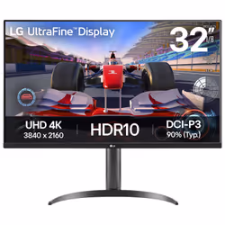 LG 32IN 4K UHD 3840X2160 VA computer monitor 81.3 cm (32") 3840 x 2160 pixels 4K Ultra HD LCD Black - Additional view 2