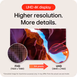 LG 32IN 4K UHD 3840X2160 VA computer monitor 81.3 cm (32") 3840 x 2160 pixels 4K Ultra HD LCD Black - Additional view 4