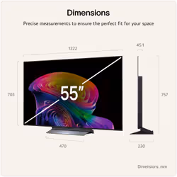 LG OLED TV 55 (UD) 139.7 cm (55") 4K Ultra HD Smart TV Wi-Fi - Additional view 3
