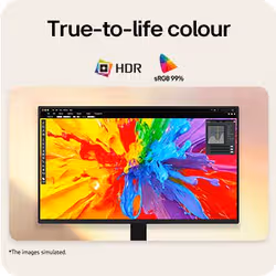 LG Monitor U4 27U411B-B 27-inch IPS Full HD 144Hz Monitor - Additional view 3