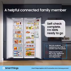 Samsung Series 6 SpaceMax BRB70F26DES0EU 267L Smart Integrated Fridge Freezer - Additional view 8