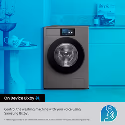 Samsung Series 9 AI Home WF90F09C4SU1 9KG 1400rpm Smart Washing Machine, Dark Silver - Additional view 7