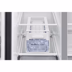 Samsung Series 6 SpaceMax RS70F65QETEU 652L Smart American Fridge Freezer, Silver
