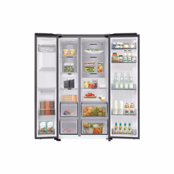Samsung Series 7 SpaceMax RS70F66KCTEU 634L Smart American Fridge Freezer, Silver