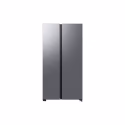 Samsung Series 7 SpaceMax RS70F68QBTEU 652L Smart American Fridge Freezer, Silver, Freestanding, American door, Silver, 2 doo ...